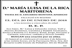 María Luisa de la Rica Maritorena